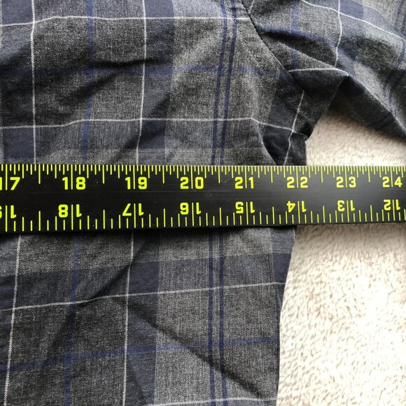 Barbour Mens Wilfred Shirt Large Checkered Tailored Fit Button-Down Long Sleeve - Picture 6 of 14